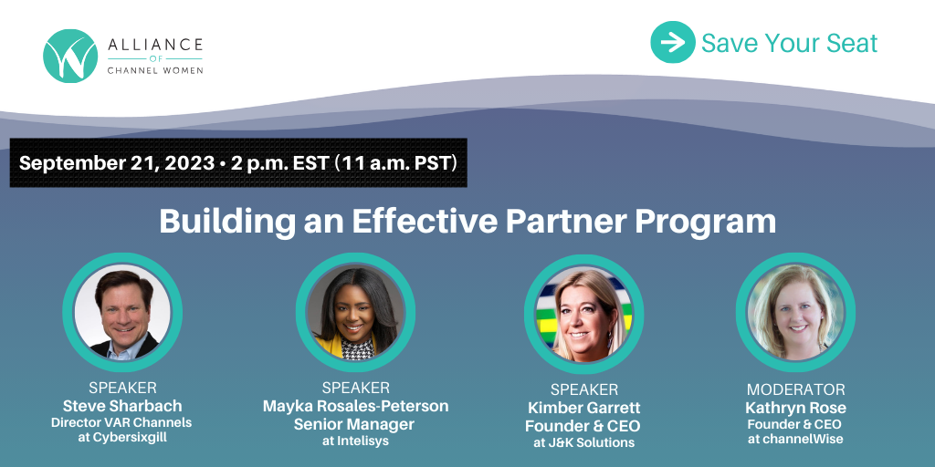 Building an Effective Partner Program - Alliance of Channel Women