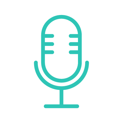 Microphone With Sparkles